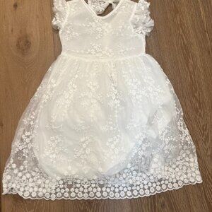 Girls Flower Girl Dress (Size 5-6)